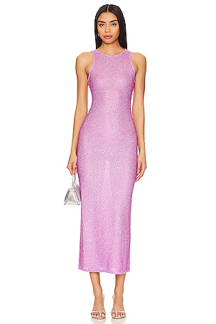 Hollis Sequin Midi Dress Lovers and Friends