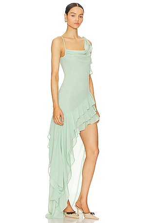 Lovers and Friends Juno Gown in Sage