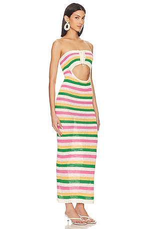 Lovers and Friends Pippa Maxi Dress in Pink