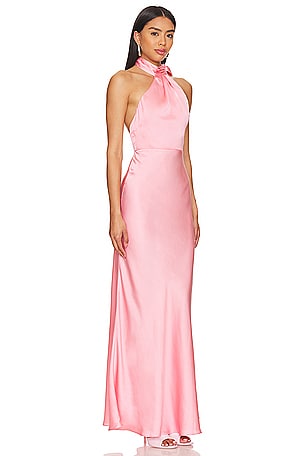 Lovers and Friends Albie Gown in Pink