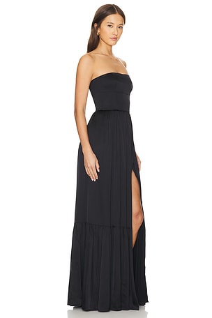 Lovers and Friends Brylee Gown in Black