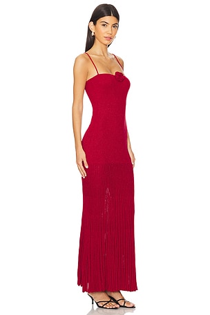 Lovers and Friends Aster Maxi Dress in Red