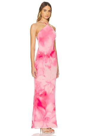 Lovers and Friends Kima Gown in Pink