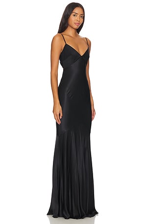 Lovers and Friends Anderson Gown in Black