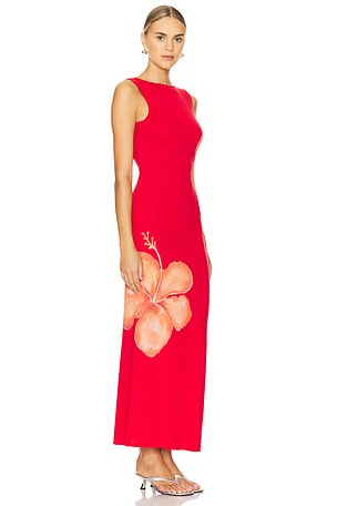 Lovers and Friends Vicenta Maxi Dress in Red