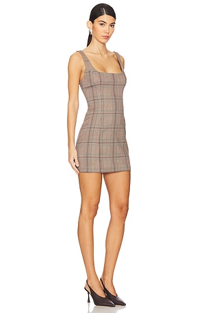 Lovers and Friends Bonnie Mini Dress in Beige