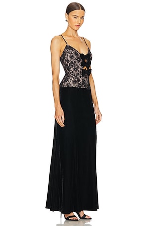 Lovers and Friends Millie Gown in Black