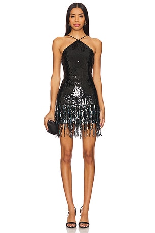 Massima Sequin Fringe Mini Dress Lovers and Friends