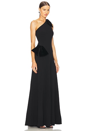 Lovers and Friends Coen Gown in Black