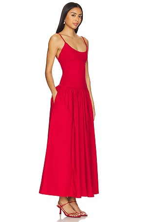 Lovers and Friends Morena Maxi Dress in Red