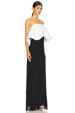 Lovers and Friends x Emma Rose Isabela Gown in Black, White