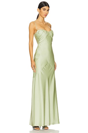 Lovers and Friends Janae Gown in Sage