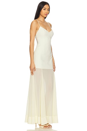 Lovers and Friends Caden Maxi Dress in Lemon