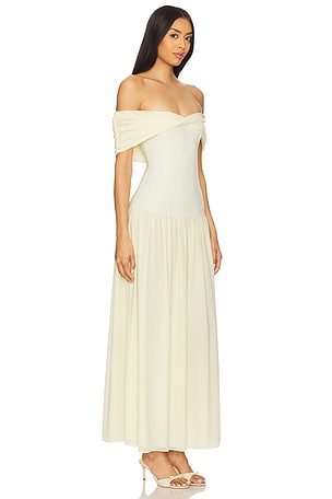 Lovers and Friends Blake Maxi Dress in Lemon