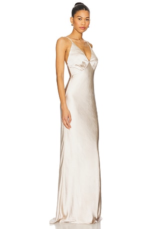 Lovers and Friends Alani Gown in Beige
