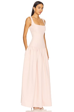 Lovers and Friends Aria Maxi Dress in Blush