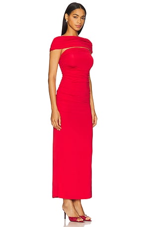 Lovers and Friends Emmi Maxi Dress in Red