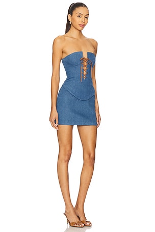 Lovers and Friends Alyssa Mini Dress in Blue