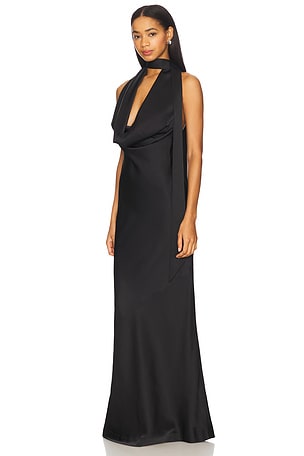Lovers and Friends Jenna Gown in Black