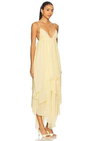 Lovers and Friends Eve Gown in Lemon