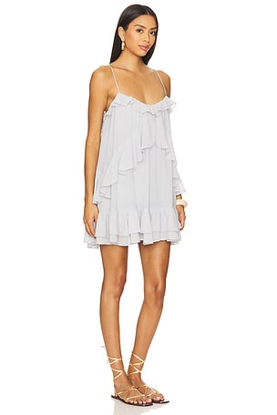 Lovers and Friends Camille Mini Dress in Baby Blue