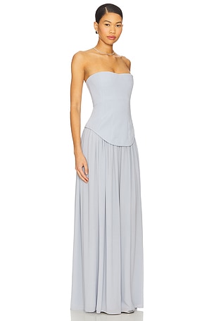 Lovers and Friends Jenny Gown in Slate