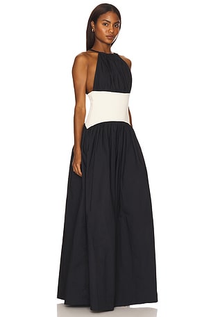 Lovers and Friends Jayden Maxi Dress in Black. Size XXS. Also