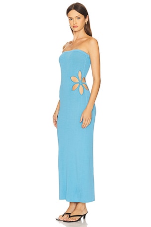 Lovers and Friends Morine Midi Dress in Blue