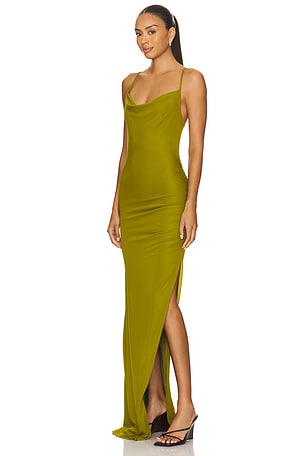 Lovers and Friends Odessa Gown in Olive