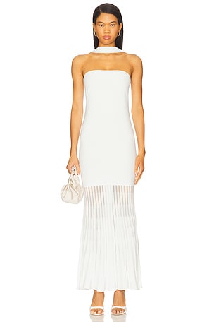 x Yhasmina Ferrara Kelly Pleated Knit Dress Lovers and Friends