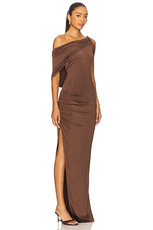 Lovers and Friends Francine Gown in Chocolate