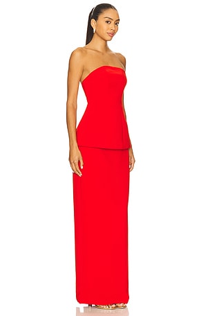 Lovers and Friends Violette Gown in Red