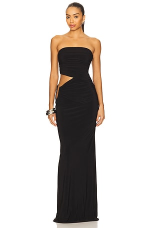 Lovers and Friends Averie Gown in Black. Size XXS. Also