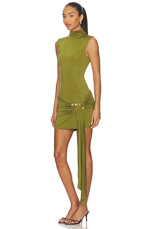 Lovers and Friends Darcy Mini Dress in Olive