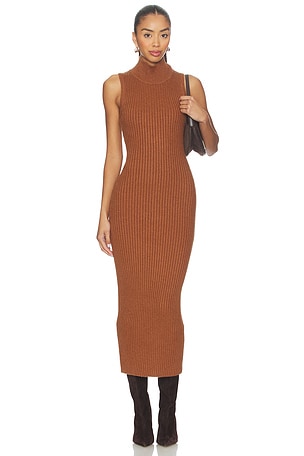 Cary Mock Neck Midi Dress Lovers and Friends