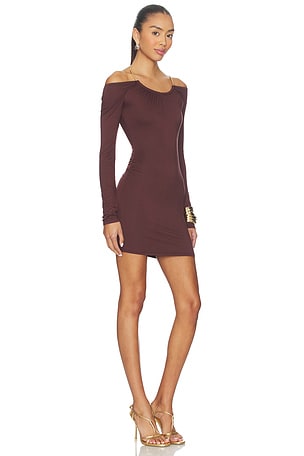 Lovers and Friends Karli Mini Dress in Brown