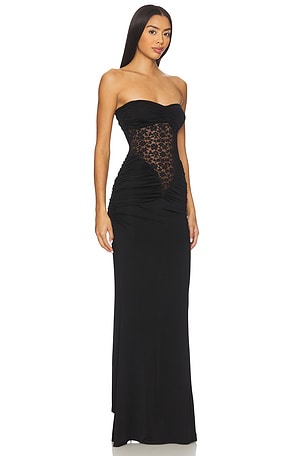 Lovers and Friends Cassidy Gown in Black