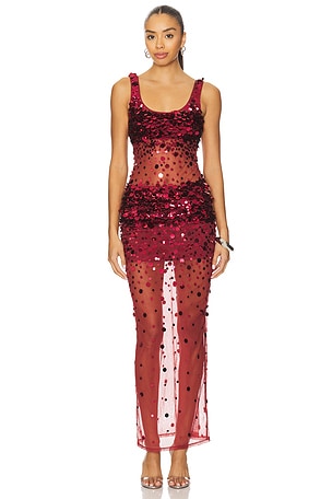 Lydia Sequin Maxi Dress Lovers and Friends