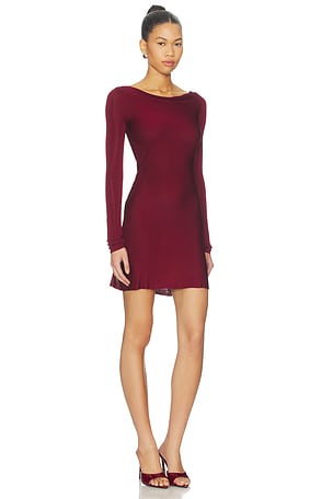 Lovers and Friends Sally Mini Dress in Burgundy