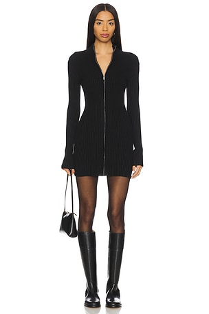Zenni Zip Front Mini Dress Lovers and Friends