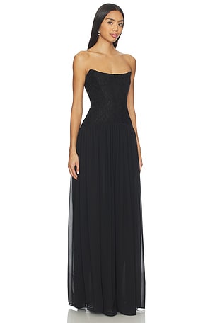 Lovers and Friends Joanna Gown in Black