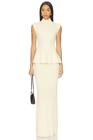 Florie Mock Neck Maxi Dress Lovers and Friends