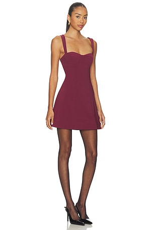 Lovers and Friends Kira Mini Dress in Burgundy