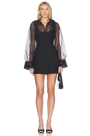 Ines Tweed Mini Dress Lovers and Friends