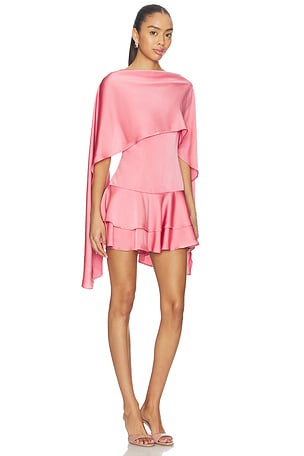 Lovers and Friends Macie Mini Dress in Blush