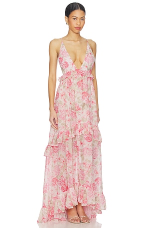Lovers and Friends Cristina Gown in Pink