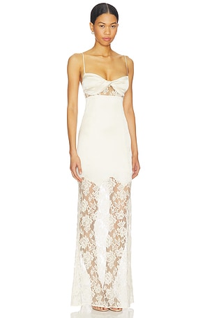 Lovers and Friends Marcy Maxi Dress in Ivory
