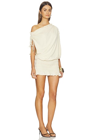 Lovers and Friends Rita Mini Dress in Neutral