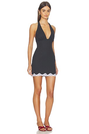 Lovers and Friends Rosemary Mini Dress in Black