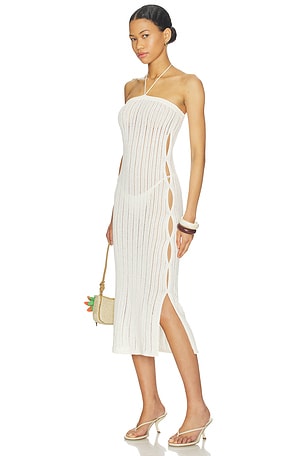 Nathalia Open Stitch Midi Dress Lovers and Friends